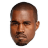 Стикерпак kanye west faces