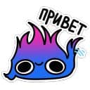 Стикеры Огонёк Мэтч в Telegram