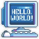 Стикеры 8-bit в Telegram