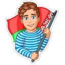 Стикеры Влад Бумажный в Telegram