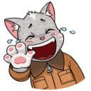 Стикеры Кот-камикадзе в Telegram