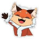 Стикеры Лиса Алиса в Telegram