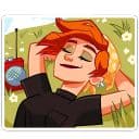 Стикеры Дачница Марина в Telegram
