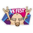 Стикеры VK Fest 2018 в Telegram