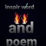 Inspir word and poem