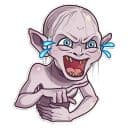 Стикеры Голлум в Telegram