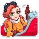 Стикеры Амели в Telegram