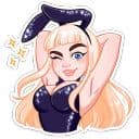 Стикеры Каталина Блэк в Telegram