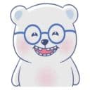 Стикеры Белый мишка в Telegram
