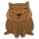 Стикеры Вомбат в Telegram