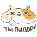 Стикеры Кот Маняу в Telegram