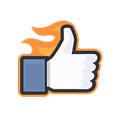 Стикеры Facebook Likes в Telegram