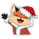 Стикеры Новогодняя Алиса в Telegram