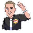 Стикеры Музыка вкуснее с Lay’s в Telegram