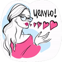 Стикеры Girlsdontpanic в Telegram