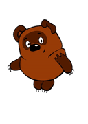 Стикеры Russian Winnie the Pooh в Telegram