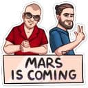Стикеры Thirty Seconds to Mars в Telegram