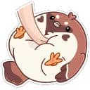Стикеры Чик в Telegram
