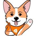 Стикеры Корги в Telegram