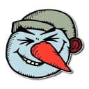 Стикеры Сумасшедший снеговик в Telegram