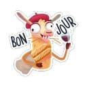 Стикеры Лама Лимон в Telegram