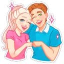 Стикеры Бриана и Макс в Telegram