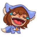 Стикеры Мисс Лапки в Telegram