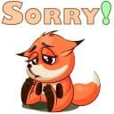 Стикеры Лиса в Telegram