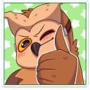 Стикеры Совушка в Telegram