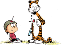 Стикеры Calvin & Hobbes в Telegram