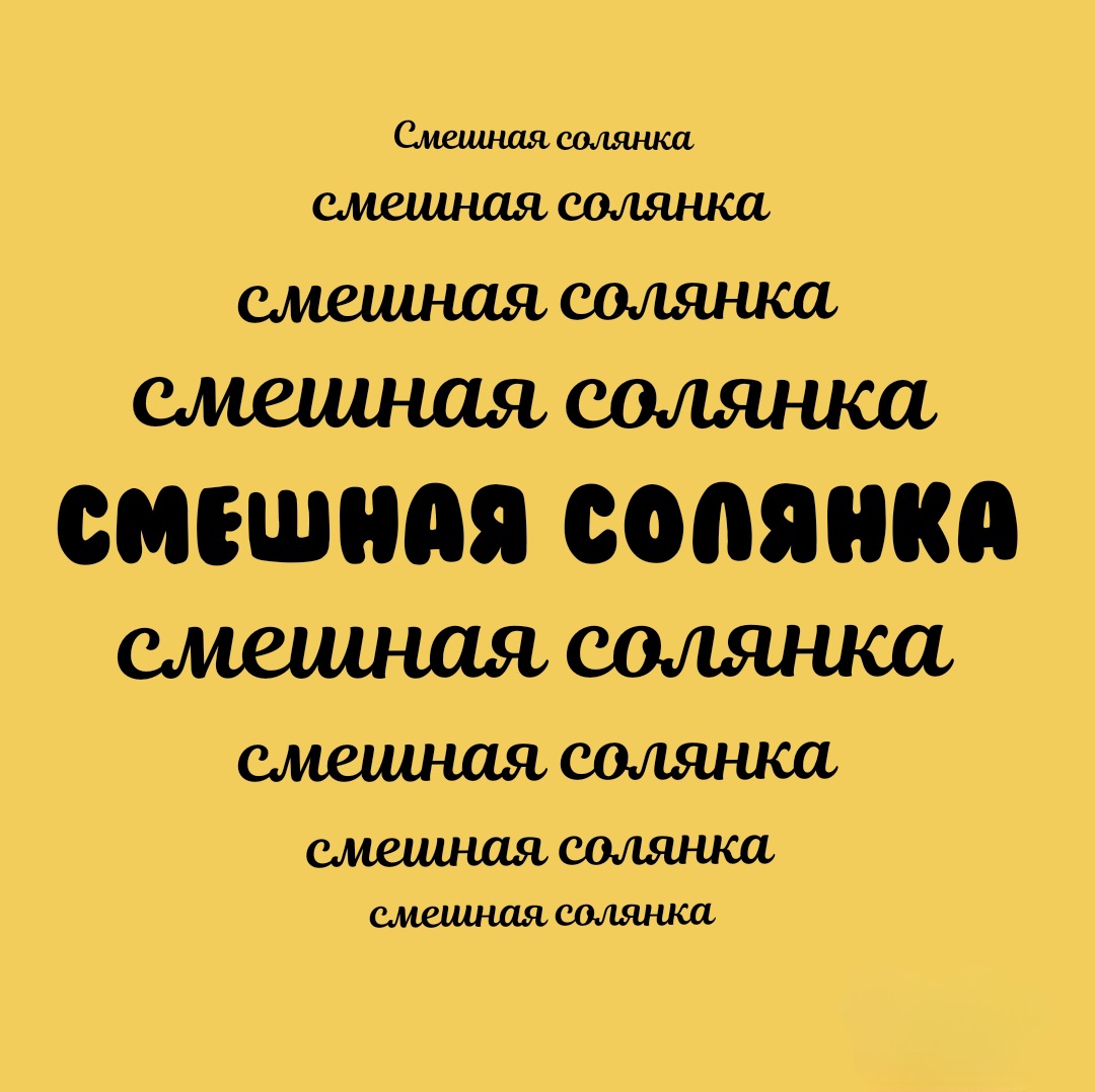 Смешная солянка