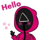 Стикеры Игра в кальмара в Telegram