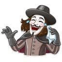 Стикеры Гай Фокс в Telegram
