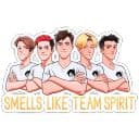 Стикеры Team Spirit в Telegram