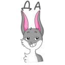 Стикеры Кролик Роджер в Telegram
