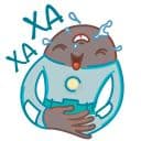 Стикеры Кирхитон с планеты Кассиопея в Telegram