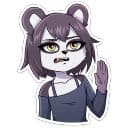 Стикеры Максин в Telegram