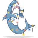 Стикеры Акула в Telegram