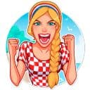 Стикеры Чирлидерши в Telegram