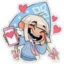 Стикеры Дед Мороз и Снегурочка в Telegram