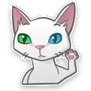 Стикеры АйсКот в Telegram