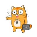 Стикеры Рыжий Кот в Telegram