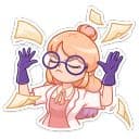 Стикеры Салли в Telegram