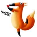 Стикеры Лисонька в Telegram