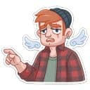 Стикеры Разочарованный Амур в Telegram