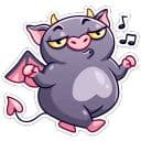 Стикеры Чертёнок Лютик в Telegram