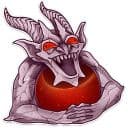 Стикеры Diablo в Telegram