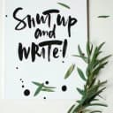 Канал Shut up and write в Telegram