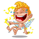 Стикеры John&Eva в Telegram