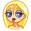 Стикеры Vicky в Telegram